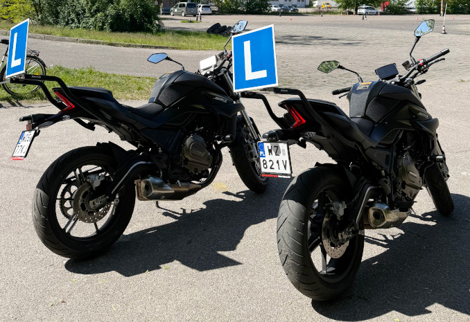 Motocykle nauki jazdy OCKK, kategoria A